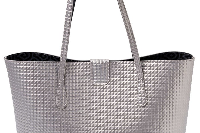 Lucky Bees Bolsa Tote Plateada Lucky Bees Bolsa Tote Plateada